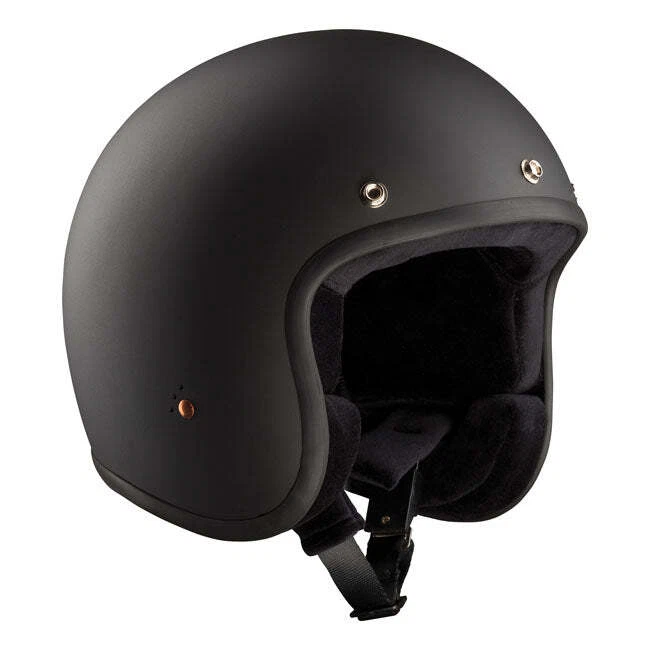 Bandit ECE Jet Moto Motorcycle Motorbike Open Face Helmet Matt Black - Image 1 of 1