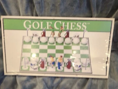 2001 Golf Chess Board Game Set Big League Promotions - Image 1 of 2