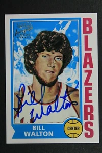 Bill Walton HOF Autographed 1996 Topps TOP 50 OF ALL TIME Signed ROOKIE Reprint - Picture 1 of 3