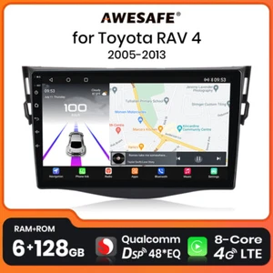 128GB Android 13 Autoradio Für 2006-2012 Toyota RAV4 Car Play Navi GPS WIFI RDS - Bild 1 von 13