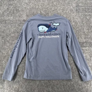 Vineyard Vines Youth Boys Happy Halloween Long Sleeve T Shirt Size L (16) - Picture 1 of 9