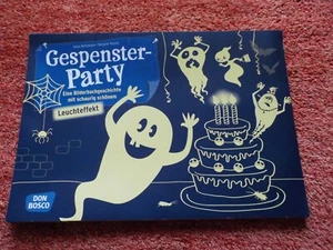 Bildkarten Kamishibai Erzähltheater: Gespensterparty mit Schwarzlicht Leuchteff - Bild 1 von 6