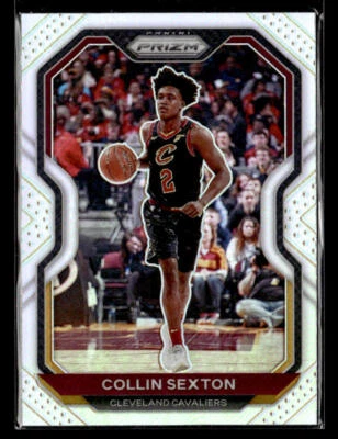 2020-21 Panini Prizm #225 Collin Sexton Silver Prizms Card Cleveland Cavaliers - Image 1 of 2