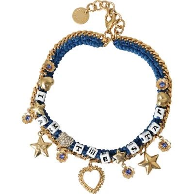 DOLCE & GABBANA Bracelet Gold Tone Brass Chain Iam The Star Accessory 1070usd - Image 1 of 4