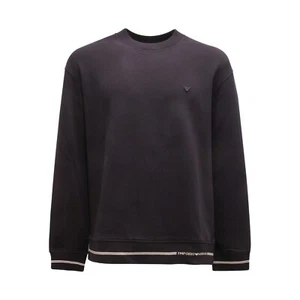 2440AZ FELPA UOMO EMPORIO ARMANI MAN SWEATSHIRT BLUE - Picture 1 of 4