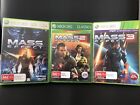 Xbox 360 Mass Effect 1, 2 And 3 Bundle Tested Free Tracked Post Pal