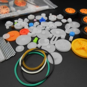 1 Bolsa 0.5M 71 Tipo Plástico Reducción de Engranaje Bicapa Piñón Spur Belt Neumático 78 Piezas - Imagen 1 de 8