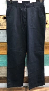 Izod Navy Blue School Uniform Adjustable Pants Girls Size 14 Reg NEW* - Picture 1 of 10