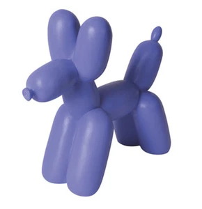 Imm Living Balloon Bookend Dog Animal Contemporary Art Modern Purple of Pair Set - Picture 1 of 1