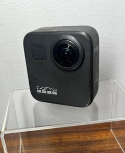 GoPro Max 5.6k 360 Action Camera - Black- Free Shipping - USED Lens *scuffed* - Picture 1 of 7
