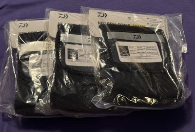 Lote de tres (3) cubiertas de carrete Daiwa Neo SPM-MH 6,2” X 7” pesca negra - ¡¡NUEVA!!! Foto 1 de 4