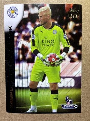 2015-16 Topps Premier Gold - Kasper Schmeichel #46 Black /25 - Image 1 of 2