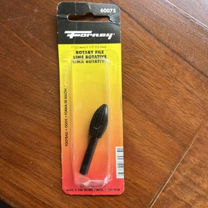 Forney 60075 2500 U/min 1 L Zoll Fußballförmige rotierende Feile 1/2 Durchmesser in. Schneiden - Bild 1 von 2