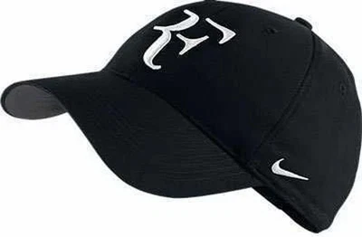 New Nike RF Aerobill H86 Cap Roger Federer Hat Tennis Dri Fit AH6985-010 Black - Image 1 of 4