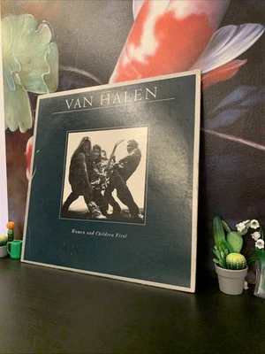 Van Halen ~ Women And Children First Vinyl ~ 1st OG Press ~ With Poster ~ Rock - Image 1 of 4