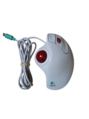 Logitech TrackMan Marble+ Wheel Ball PS/2 Computer Mouse Model T-CL13 Tested - Image 1 of 4