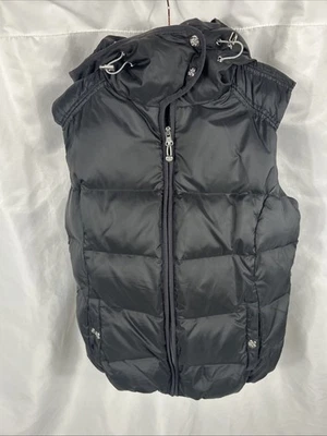 Chaleco con Capucha Eddie Bauer Calidad Premium Plumón de Ganso 650 Relleno Para Mujer Talla Pequeña Foto 1 de 3