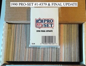 NFL PRO-SET 1990 #1--#379 y actualización final H/C conjunto como nuevo (C) - Imagen 1 de 2