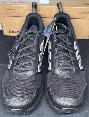 Zapatos de senderismo Salomon Wander GTX para hombre talla 11 negros grises Gore-Tex impermeables Foto 1 de 4