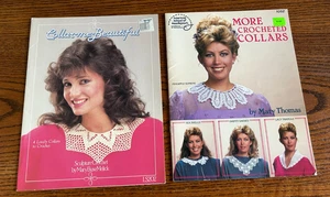 Lot of 2 Crocheted Collar Booklets More Crocheted Collars & Collar-me-Beautiful - Picture 1 of 4