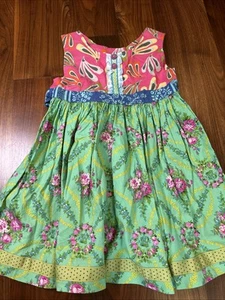 Matilda Jane Platinum Lillian Floral Shasta Dress EUC Size 6 #8/20 - Picture 1 of 11