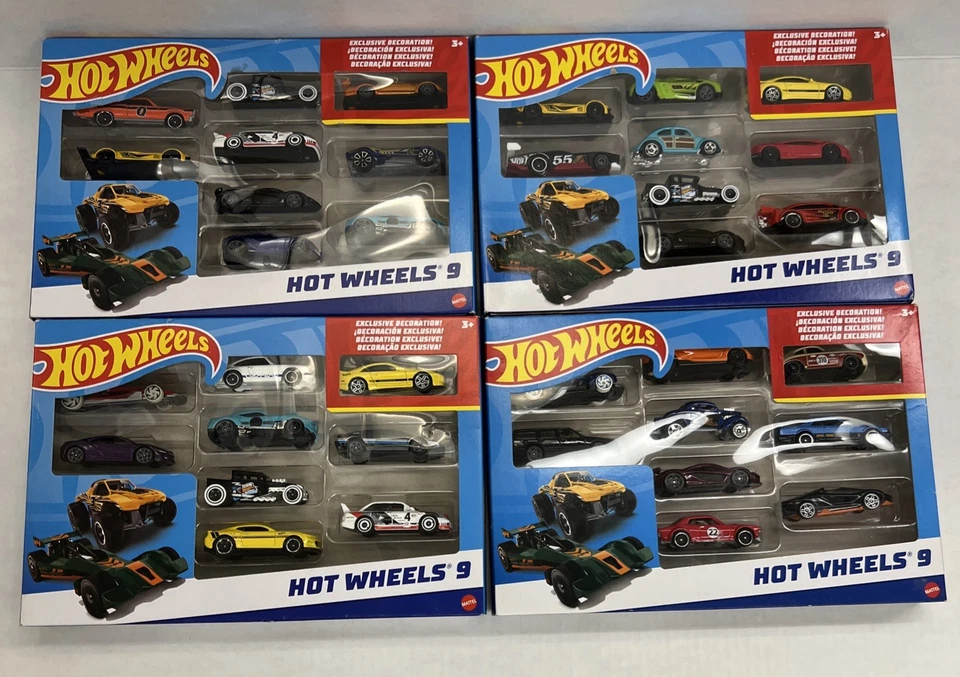 Lote De 4 Nuevos Hot Wheels Deportes 9 Coches Pack Regalo 36 Coches Total. Foto 1 de 4