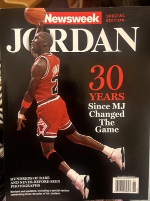 Michael JORDAN 30 Years Since MJ Changed The Game NEWSWEEK Special Edition RARE - Image 1 of 3