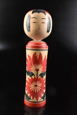 R200: MUÑECA japonesa de madera con forma de mujer Kokeshi ningyo muñecas de madera, automática Foto 1 de 4