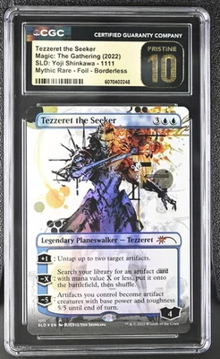 TEZZERET THE SEEKER Secret Lair Foil Mythic CGC Pristine 10 MTG [Nostalgium] - Image 1 of 2
