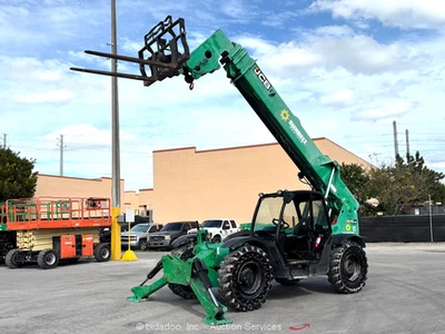 2017 JCB 510-56 56' 10,000 lbs Telescopic Reach Forklift Telehandler bidadoo - Image 1 of 4