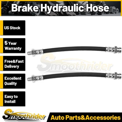2x Rear Outer Brake Hydraulic Hose for 1991 1992 1993 1994 1995 Dodge Stealth - Image 1 of 4