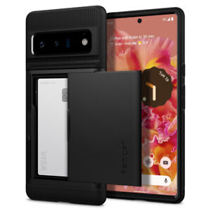 For Google Pixel 6 / 6 Pro 5G Case | Spigen [ Slim Armor CS ] Card Holder Cover