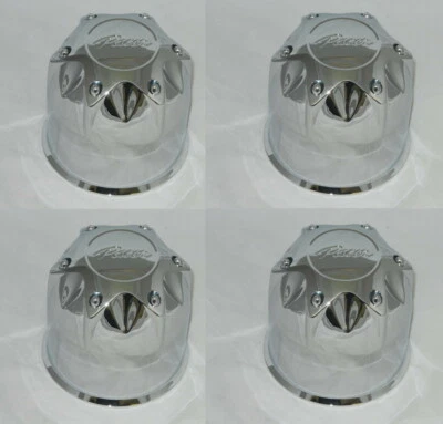 TAPAS CENTRALES LLANTA CROMADAS MARCAPASOS OFERTA 4 TAPAS 89-8125HM SE ADAPTA A DIÁMETRO DE 4,25"  Foto 1 de 4