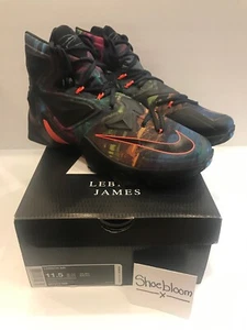 Nike LeBron XIII 13 Radioactive NASA PE Size 11.5 BNIB - Picture 1 of 6