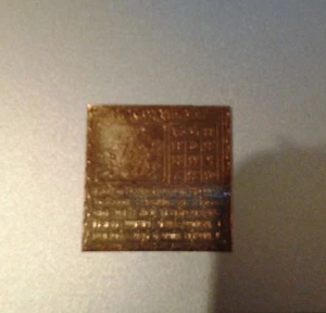 SRI SIDHA SHANI Energizado, Bendito Cobre Sri Shree Shri Shani Yantra nuevo - Imagen 1 de 2