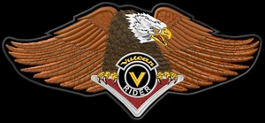 Kawasaki Vulcan eagle XL aigle ecusson brodé patche patch 650 800 900 1500 1600 - Picture 1 of 1