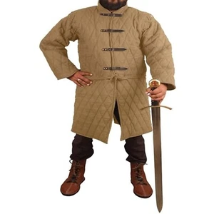 Gambeson Medieval Thick Padded Costume Reenactment Renaissance - Picture 1 of 3