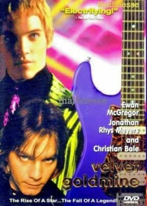 Terciopelo Goldmine (1998) DVD R0 Ewan McGregor, drama musical de interés gay glam rock - Imagen 1 de 3