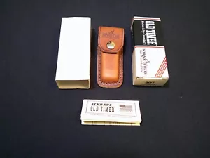 Vtg Schrade 5OT Bruin Lockback Knife Sheath with Box and Original Paper 1998 - Picture 1 of 6