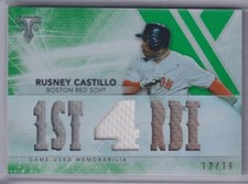 2015 Topps Triple Threads Relics Emerald #TTRRCA2 Rusney Castillo 12/18
