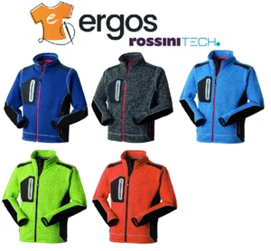 ROSSINI GIACCA SKILL Felpa Uomo Zip Intera in Poliestere Lavoro Collo Alto HH166 - Picture 1 of 7