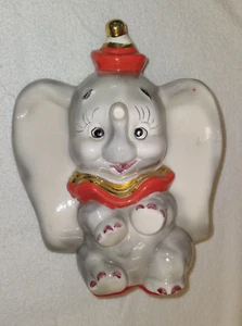Dumbo Walt Disney Production Elephant Ceramic Figurine 9" tall Vintage - Picture 1 of 12