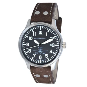 Messerschmitt Aviator Watch ME-42BF109 With Bracelet 5 Atm Ronda Quartz Movement - Picture 1 of 3