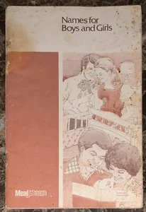 Vintage Mead Johnson Names For Boys And Girls 1978 Booklet - Picture 1 of 3