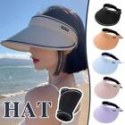 Sun Hats For Women Wide Brim Adjustable UV Protection Summer Ice-Feeling D4 U5L2