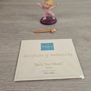 Disney WDCC Peter Pan Michael "Back, You Villain!" Figurine In Box -Read! - Picture 1 of 8