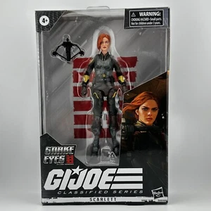 Scarlet #20 G.I. Joe Classified Series Snake Eyes 6 Inch Hasbro - FAST SHIPPING✅ - Picture 1 of 2