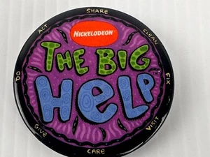 Vintage 1990er Nickelodeon The Big Help Viacom Promo Pin TV - Bild 1 von 9