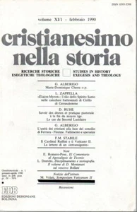 @C18 Cristianesimo nella storia volume XI/1 febbraio 1990 edizione multilingue - Picture 1 of 1
